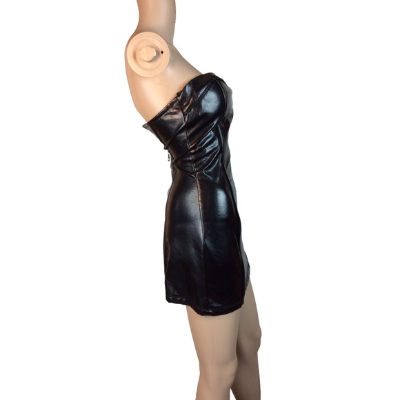 Leather bodycon dress - Picture 4 of 6